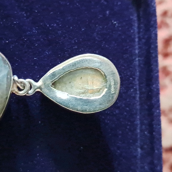 Madagascar Fire Labradorite Necklace 18" - Picture 9 of 9